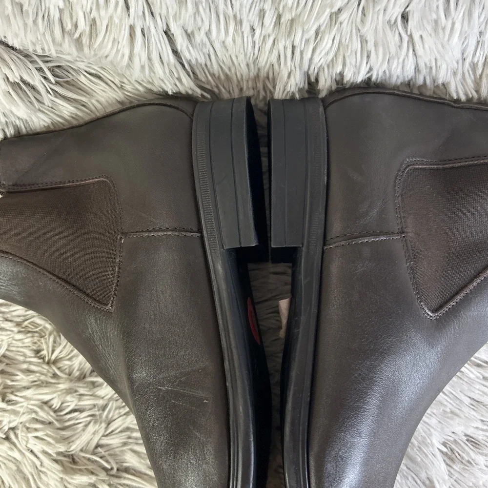 Enzo Tesoti Men's Made In Spain Dress Shoes Leather Slip-on Chukka Boots Size 10